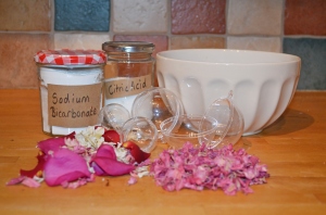 Shropshire Petals Bath Bomb ingredients